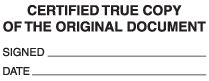 4913 CERTIFIED TRUE COPY